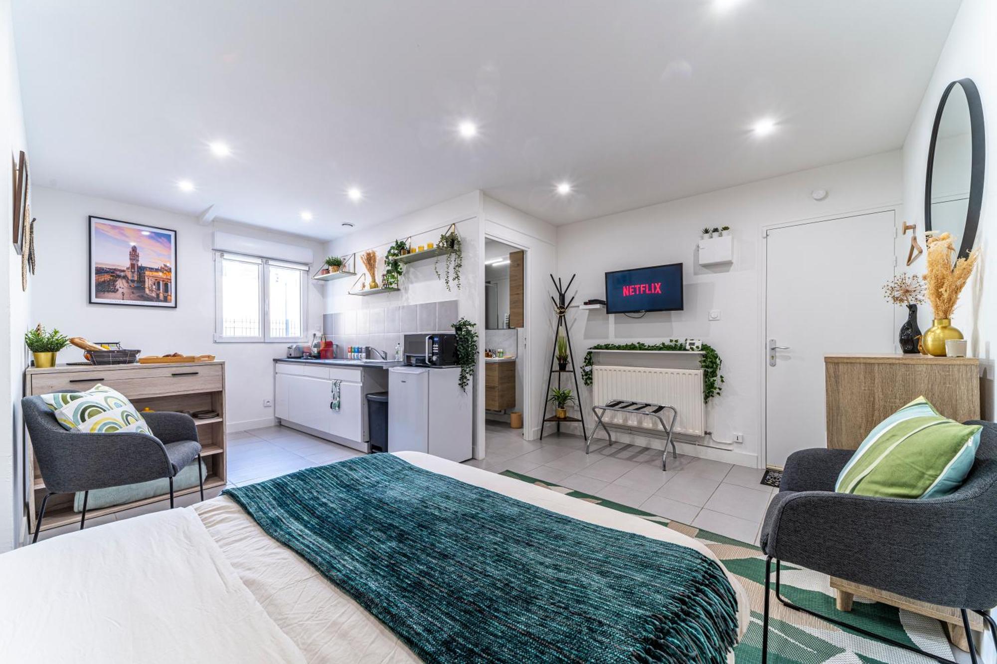 モン＝ザン＝バルールLe Cosy - Free Parking - Proche Gares Lille - Netflix - Wifiアパートメント エクステリア 写真